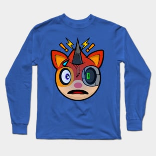 Shocked Cyborg Squirrel Oskar Long Sleeve T-Shirt